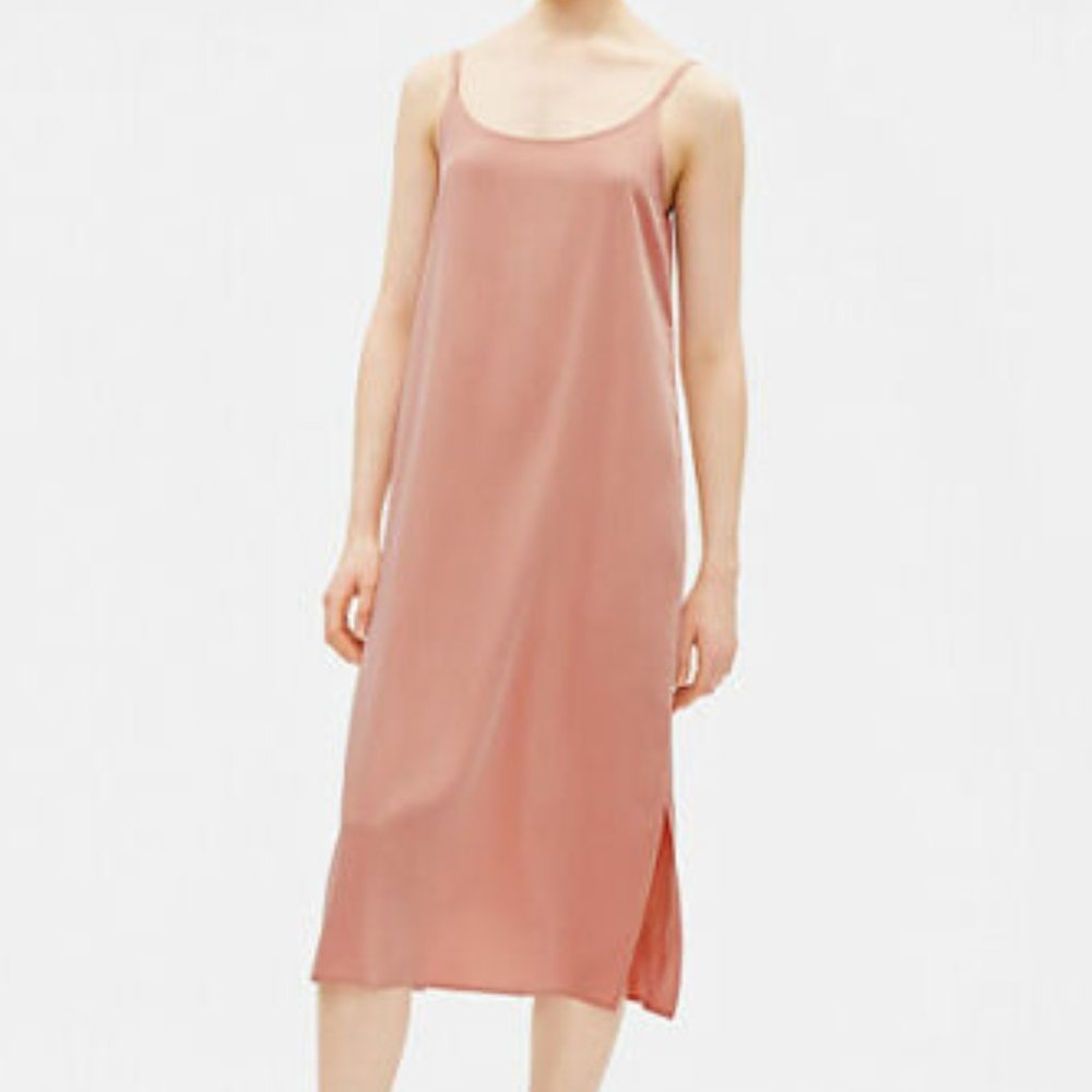 NWT Eileen Fisher Toffee Cream Sandwashed Tencel